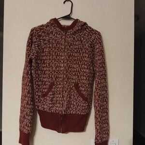 Stylish Maroon Patterned Women's Utility Jacket